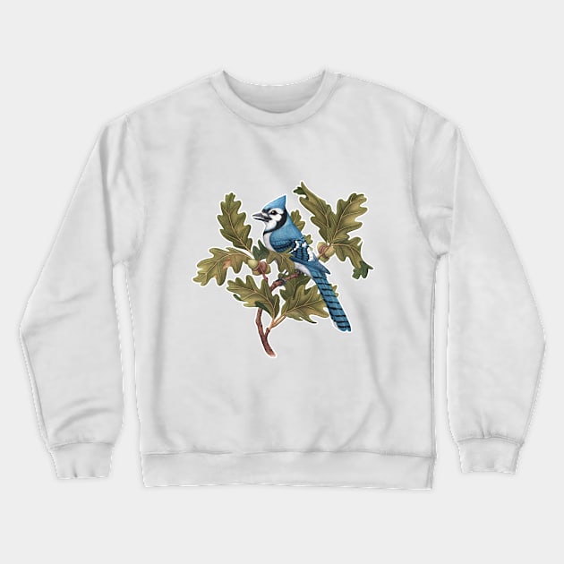 Blue Jay Crewneck Sweatshirt by JadaFitch